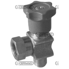 90° excluder for pressure gauges 1/4" GAS thread 83553 Made in Italy | NewgardenAgri.com