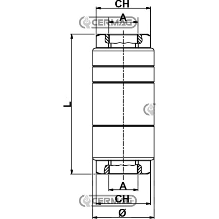 Filtro alta pressione serie 705 Portata massima 25 l/min 84081 Ikron