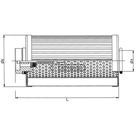 Cartuccia per filtro a bassa pressione Grado di filtrazione 60 µm 81242 MadeinItaly