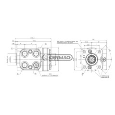 Servolenkung für LANDINI Danfoss OSPC 100 ON Hubraum 100 cm³/U/min 84334 Ognibene