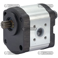 Bomba de engranajes GRUPO 2 Cilindrada 14 cm³ Eje 17x14 - Z.9 Izquierda Rotación 83232 HighQuality_GOLD | NewgardenAgri.com