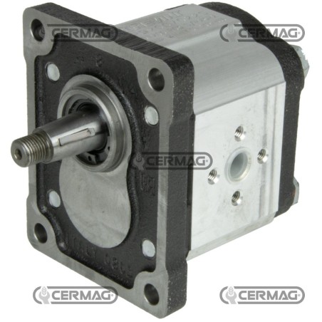 Bomba de engranajes GRUPO 2 Cónica 1:8 Cilindrada 19,5 cc Rotación izquierda 82158 Fabricada en Italia | NewgardenAgri.com