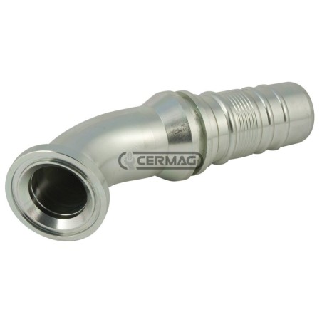 Raccordo a flangia 45° SAE 3000 psi Diametro tubo 1" inch Flangia 1" inch 82295 Manuli | NewgardenAgri.com