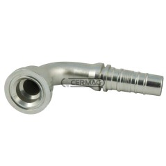 Raccordo a flangia 90° SAE 6000 psi Diametro tubo 1" inch Flangia 3/4" inch 81902 Manuli | NewgardenAgri.com