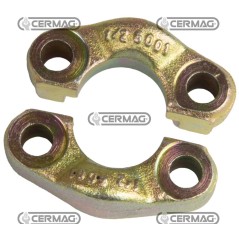 Paar SAE 6000 psi Halbflansche Flansch 1/2" Zoll 81895 Manuli