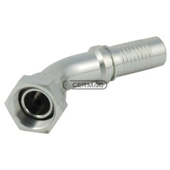Raccordo filettato femmina a 45° Diametro del tubo 5/16" - 8 mm Filetto 3/8" Gas 81700 Manuli | NewgardenAgri.com