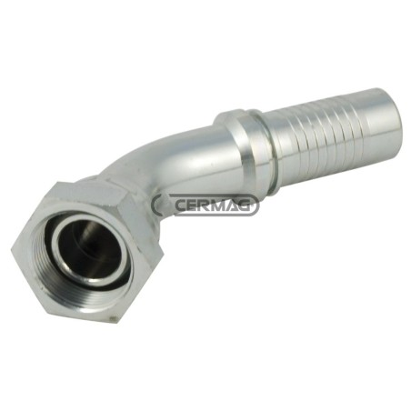 Raccordo filettato femmina a 45° Diametro del tubo 3/4" - 19 mm Filetto 3/4" Gas 81705 Manuli | NewgardenAgri.com