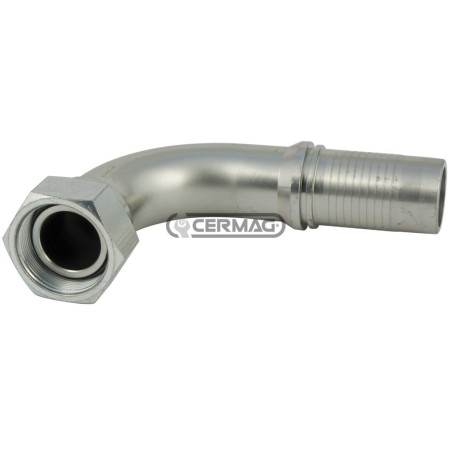 Raccordo filettato femmina a 90° Diametro del tubo 5/16" - 8 mm Filetto M14x1.5 82409 Manuli | NewgardenAgri.com