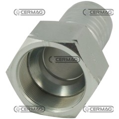 Raccordo femmina diritta - JIC 74° Diametro del tubo 1/4" - 6 mm Filetto 1/2"-20 80195 Manuli | NewgardenAgri.com
