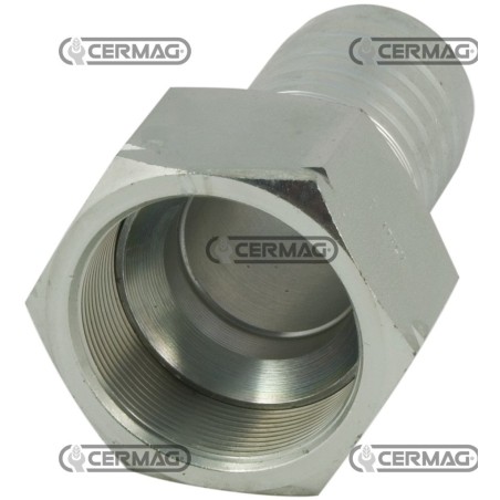 Raccordo femmina diritta - JIC 74° Diametro del tubo 1/2" - 13 mm Filetto 3/4"-16 81068 Manuli | NewgardenAgri.com