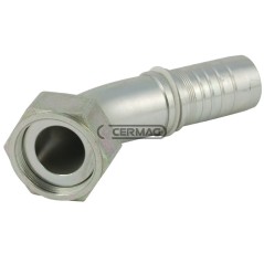 Raccordo femmina 45° - ORFS Diametro del tubo 1/2" - 13 mm Filetto 13/16"-16 81975 Manuli | NewgardenAgri.com