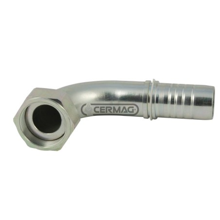 Raccordo femmina 90° - ORFS Diametro del tubo 1/4" - 6 mm Filetto 9/16"-18 81983 Manuli | NewgardenAgri.com