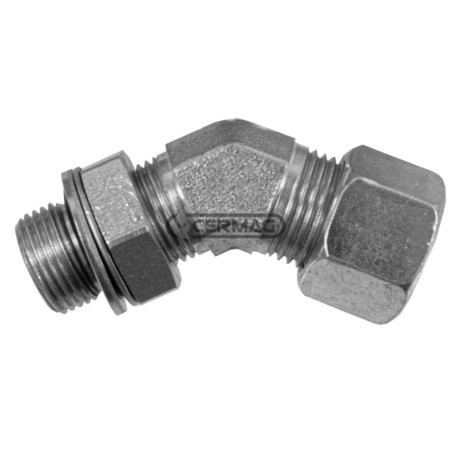 Raccordo a 45° orientabile Diametro del tubo 10 mm Attacco 1/4" Gas 84399 | NewgardenAgri.com