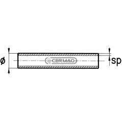 Verbundstahlrohr, Außendurchmesser 18 mm, Wandstärke 2 mm, 82918