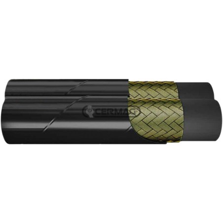 1SC Double Rubber Hose Diameter 3/8" 84008 | NewgardenAgri.com