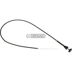 Cable de parada del motor con pomo STOP rojo. Longitud total: 2200 mm. 60023. Fabricado en Italia. | NewgardenAgri.com