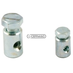 Terminal con cabeza atornillada. Diámetro del cable: 2,5 mm. 60076 | NewgardenAgri.com