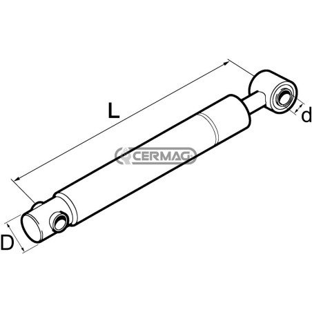 shock absorber M98 65857 | NewgardenAgri.com
