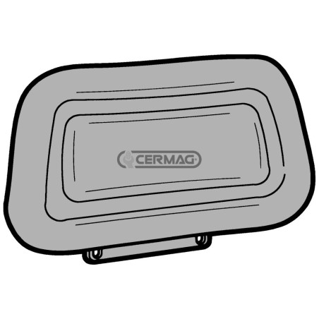 BACKREST EXTENSION FOR SEATS 61698,61709,61850 61817 COBO | NewgardenAgri.com