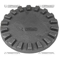 Placa dentada sin orificio para excavadoras. Diámetro exterior: 186 mm. 55852 | NewgardenAgri.com