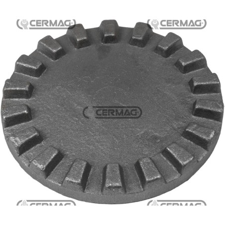Placa dentada sin orificio para excavadoras. Diámetro exterior: 186 mm. 55852 | NewgardenAgri.com