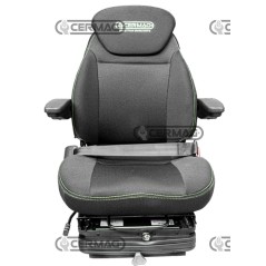 Asiento neumático de tela con quinta rueda de 20° CERMAG 98257 CERMAG