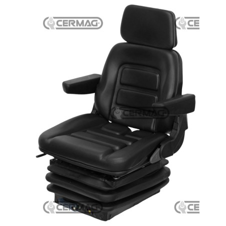 Asiento mecánico de PVC con reposabrazos 98258 CERMAG | NewgardenAgri.com