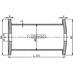 Separador cuadrado de 26 mm 57227 | NewgardenAgri.com
