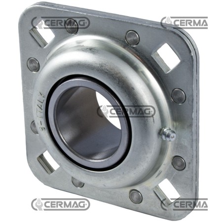Soporte de chapa metálica con cojinete. Diámetro 55 mm. 57241 | NewgardenAgri.com