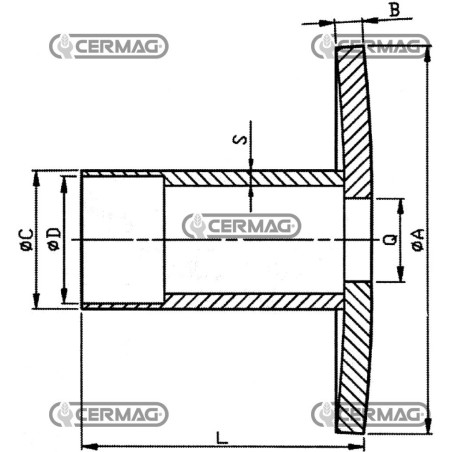 Semidistanziale a cannocchiale Quadro 31 mm 57243 | NewgardenAgri.com