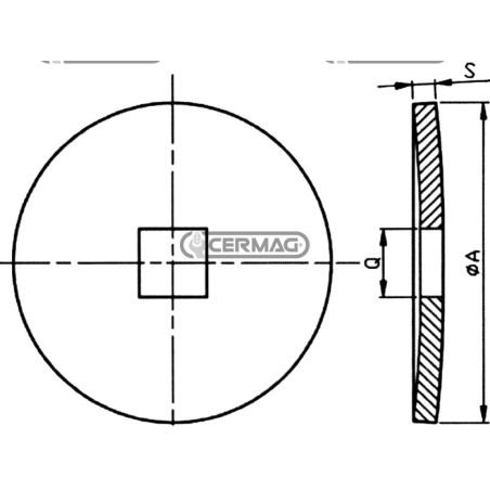 Brida de sección final convexa Quadro 31 mm 57253 | NewgardenAgri.com