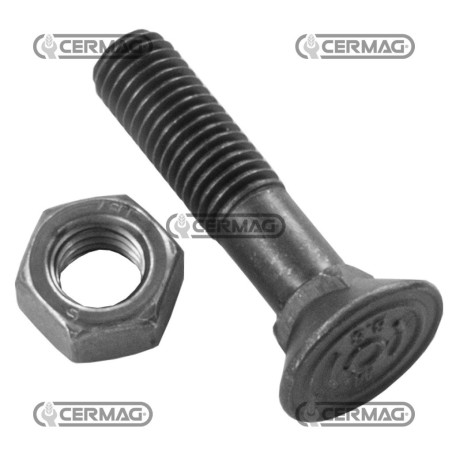 Bullone fissaggio vomeri Filettatura M12x55 55990 | NewgardenAgri.com