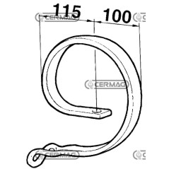 Rinforzo flex ad occhio 56383 BIANCHI