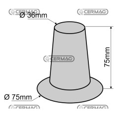 Imbuto per tubo conduci semi 56700