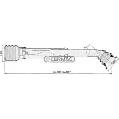 Conduit semi-long 56704