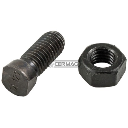 Bullone a testa conica ovale Misura M12x34 57411 | NewgardenAgri.com