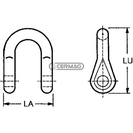Trou de fixation de l'anse : 11,5 mm - filetage : 14 mm - référence : 57123 | NewgardenAgri.com