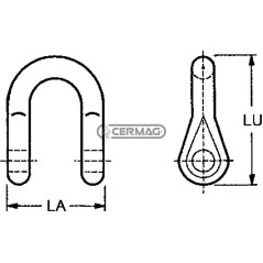 Trou de fixation de l'anse : 14,5 mm - filetage : 14 mm - référence : 57124 | NewgardenAgri.com