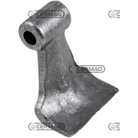 Martillo para trituradora. Diámetro del orificio: 14,5 mm. 57459. Fabricado en Italia. | NewgardenAgri.com