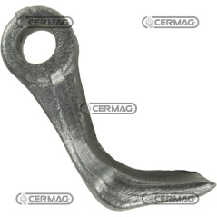 Martillo para trituradora. Diámetro del orificio: 16,5 mm. 57608. Fabricado en Italia.