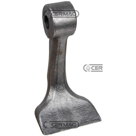 Martillo para trituradora. Diámetro del orificio: 20,5 mm. 57632. Fabricado en Italia. | NewgardenAgri.com