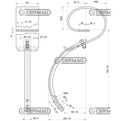Muelle BF sin reja de arado 57170 BIANCHI