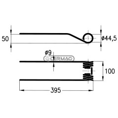 Muelle para andador 55634 | NewgardenAgri.com