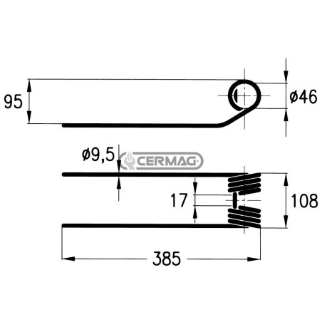 Muelle para andador 55874 | NewgardenAgri.com
