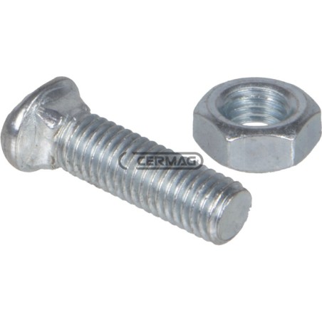 Bullone fissaggio vomeri Filettatura M10x38 55361 | NewgardenAgri.com