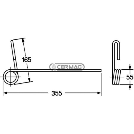 Dente per seminatrice 57692 | NewgardenAgri.com