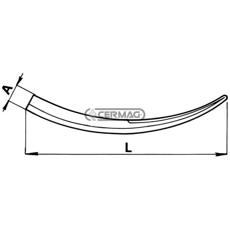 Dente per forcone Tipo Leggero 55846