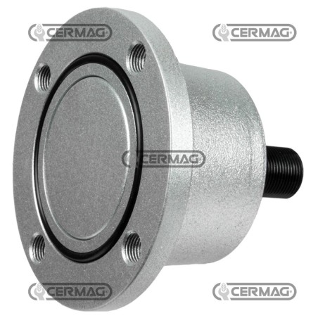 Soporte de cojinete de disco de 4 orificios, distancia entre centros de 98 mm, 55906