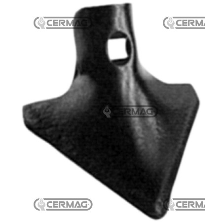 Reja de arado de lanza Tamaño 105x4 mm 57723 Hecho en Italia | NewgardenAgri.com