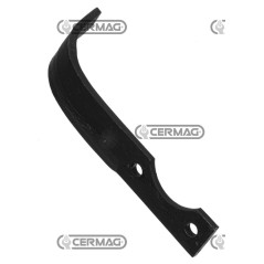 Azada curva derecha Diámetro del orificio 8,5 mm Distancia entre centros 55 mm Placa 30x6 mm 56955 | NewgardenAgri.com